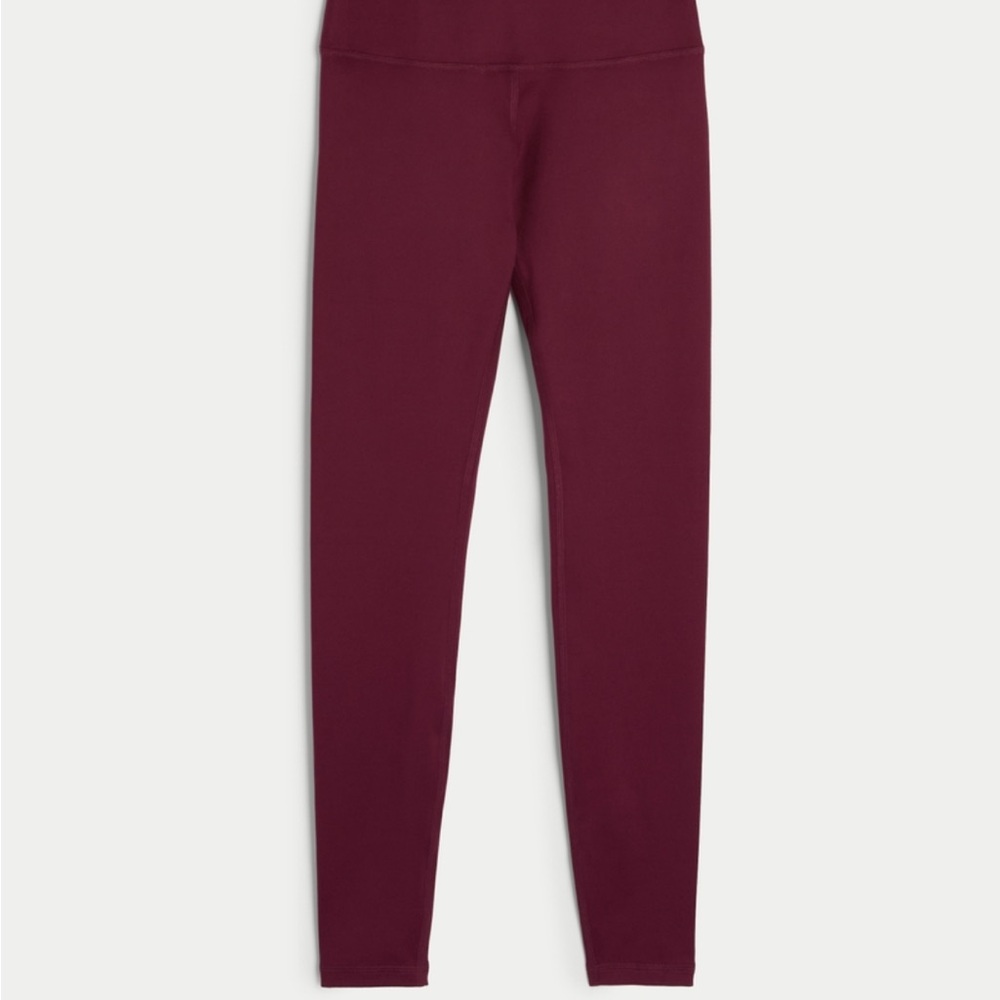 Gilly Hicks Active Recharge Maroon Leggings